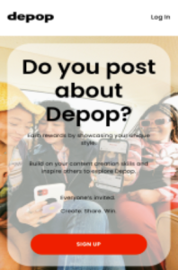 Depop influencer email: Do you post about Depop?